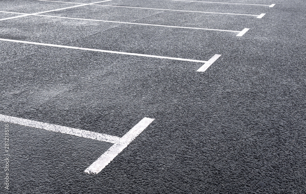 Marking lines of parking lot