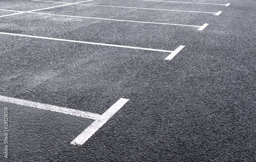 Marking lines of parking lot