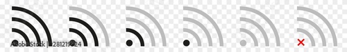Wireless | Internet Connection | Signal Icon | Isolated Transparent