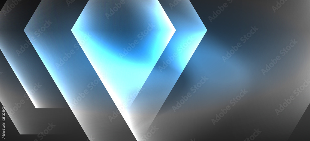 Neon color hexagon shapes, lines on black background. Modern template for web backdrop design. Abstract geometric frame Neon color hexagon shapes, lines on black background. Modern template for web backdrop design. Abstract geometric frame