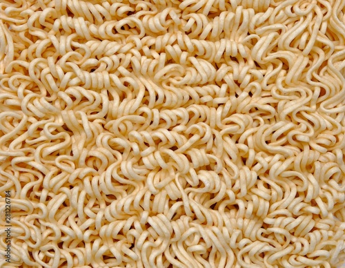 Close up instant noodle background