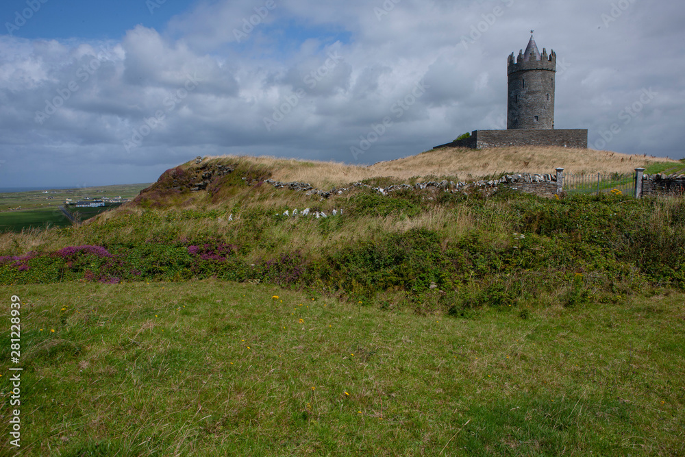 Cliffs of Moher Westcoast Ireland castle