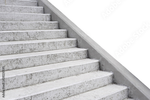 Bare Concrete Exterior Stairs