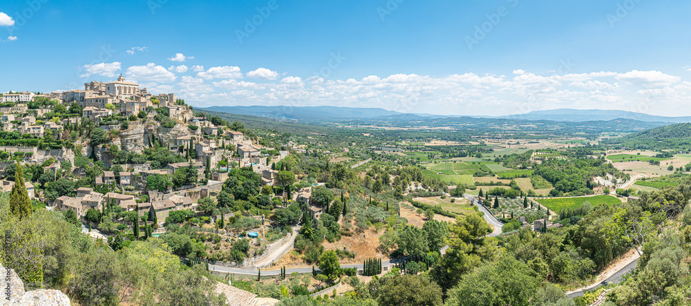 Panoramic view of Gordes