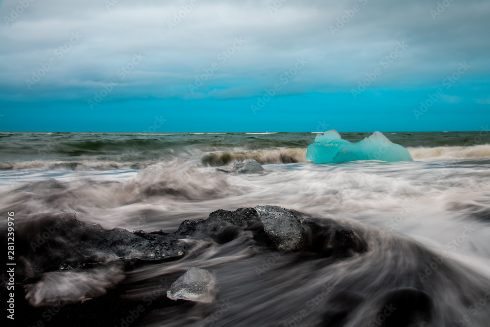 Obraz premium Diamond Beach - Iceland - Glacier