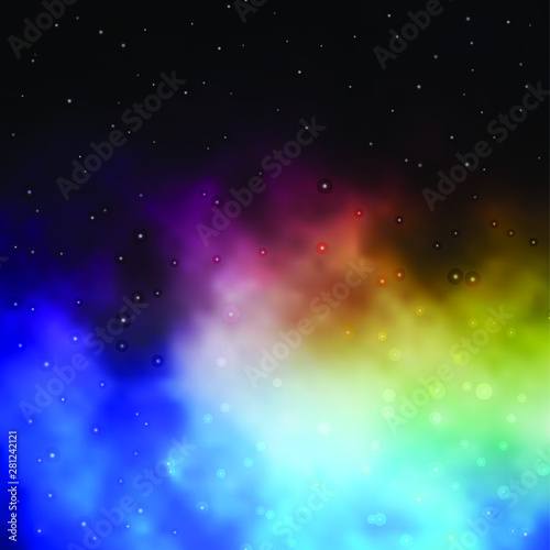Abstract vector background with colorful gradient.