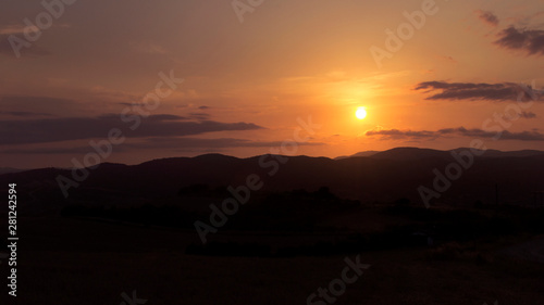 Sunset in the mountains in Greece © Helios4Eos