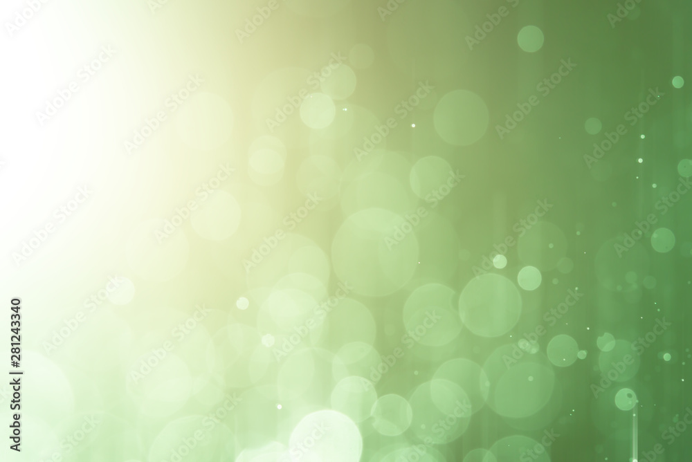 Abstract Green bokeh defocus glitter blur Background. Abstract Green bokeh defocus glitter blur Background.