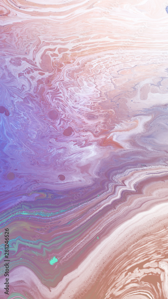 Obraz premium Purple Liquid marble abstract surfaces Design.