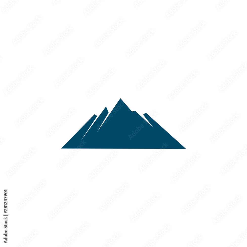 Mountain icon logo design vector template Mountain icon logo design vector template