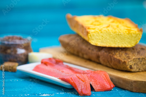 Almond flour and coconut flour keto homemade bread