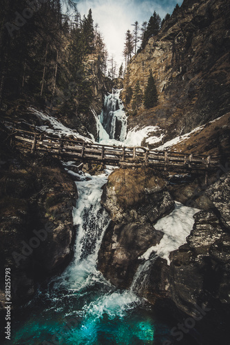 Cascata di Saent Dolomiti