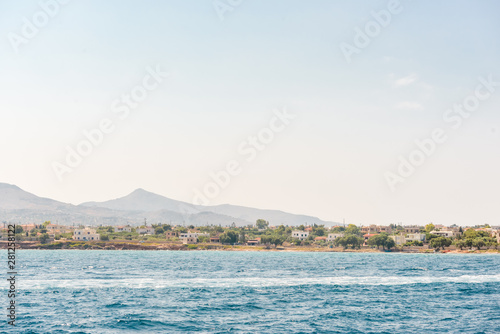 Greece. View of famous and picturesque port of Aegina island, Saronic gulf. Summer