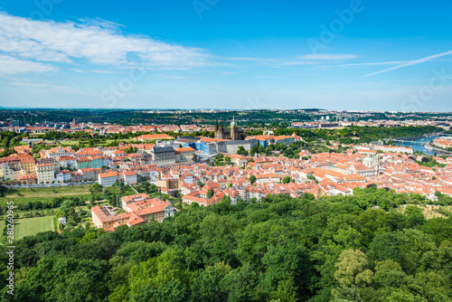 Skyline of Prague, capital of the Czech Republic.