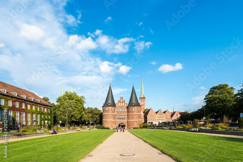 Holsten Gate in Luebeck, Germany. photo