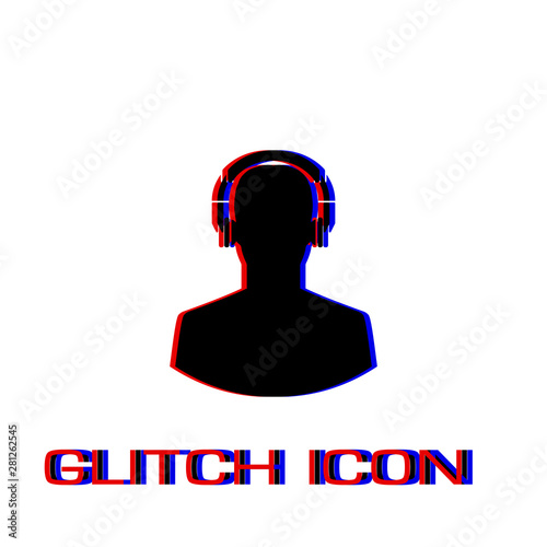Meloman icon flat