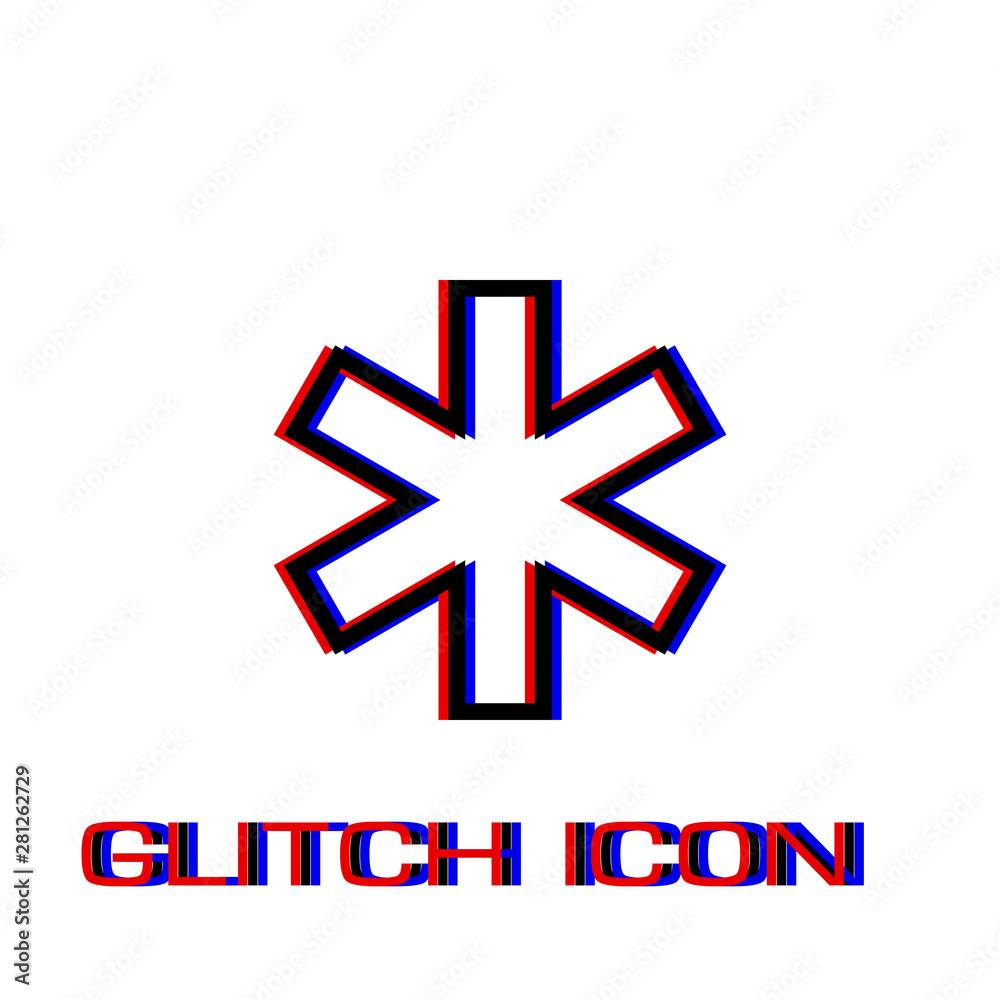 Fototapeta premium Medical icon flat