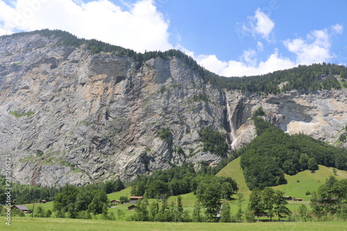 Swiss Fall in Lauterbrunnen Valley