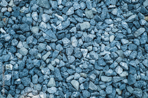 Texture graphic resource wall floor blue and gray stones close up