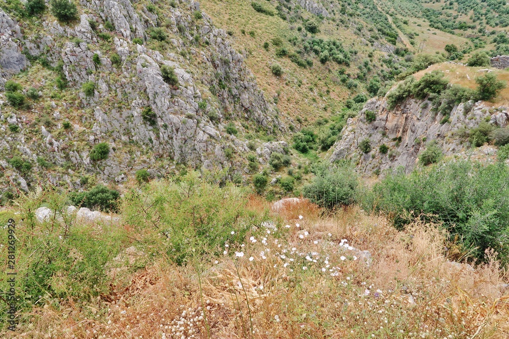 Landschaft bei Mykene, Griechenland Landschaft bei Mykene, Griechenland