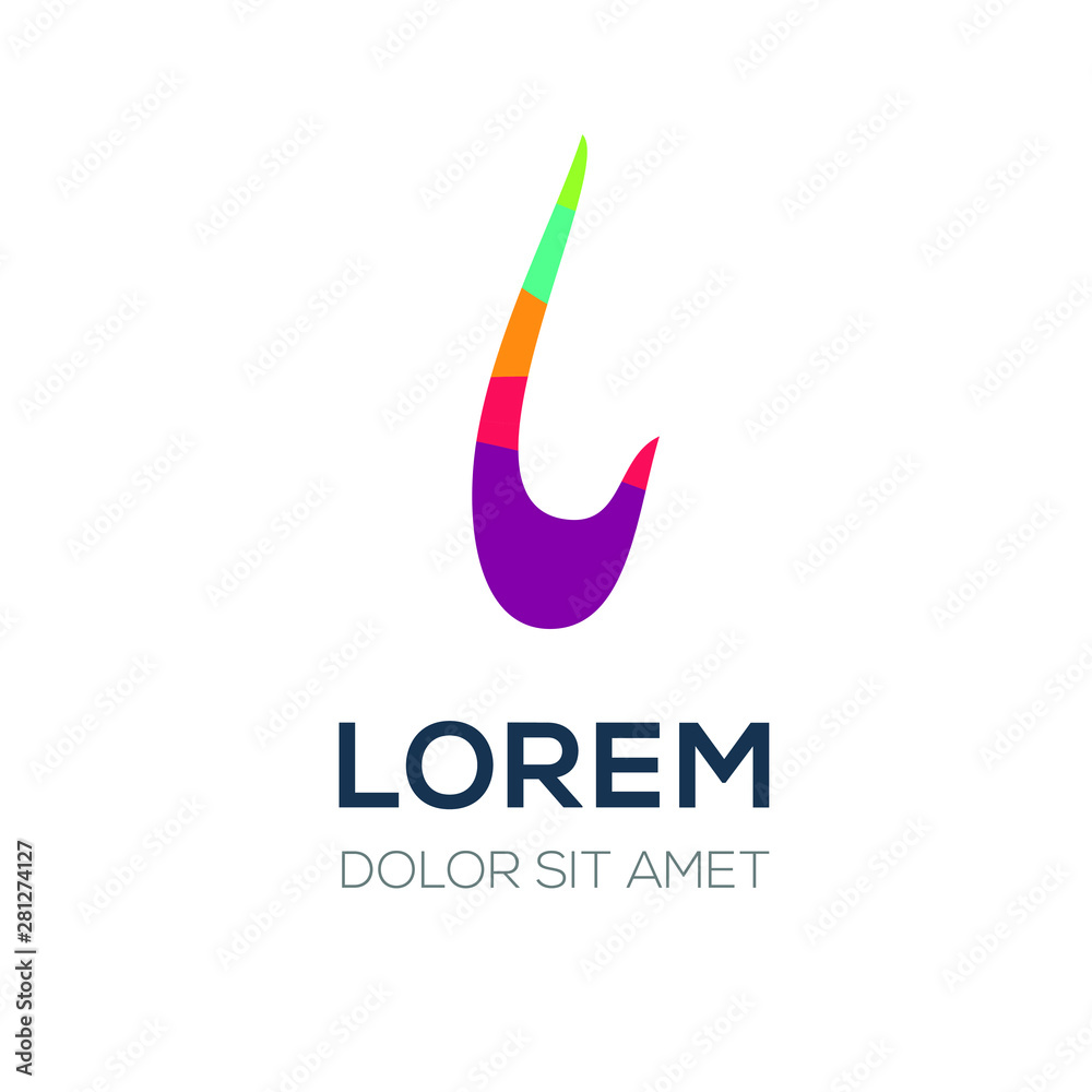 Obraz premium Creative Arabic Logo Calligraphy Letters,Vector illustration 