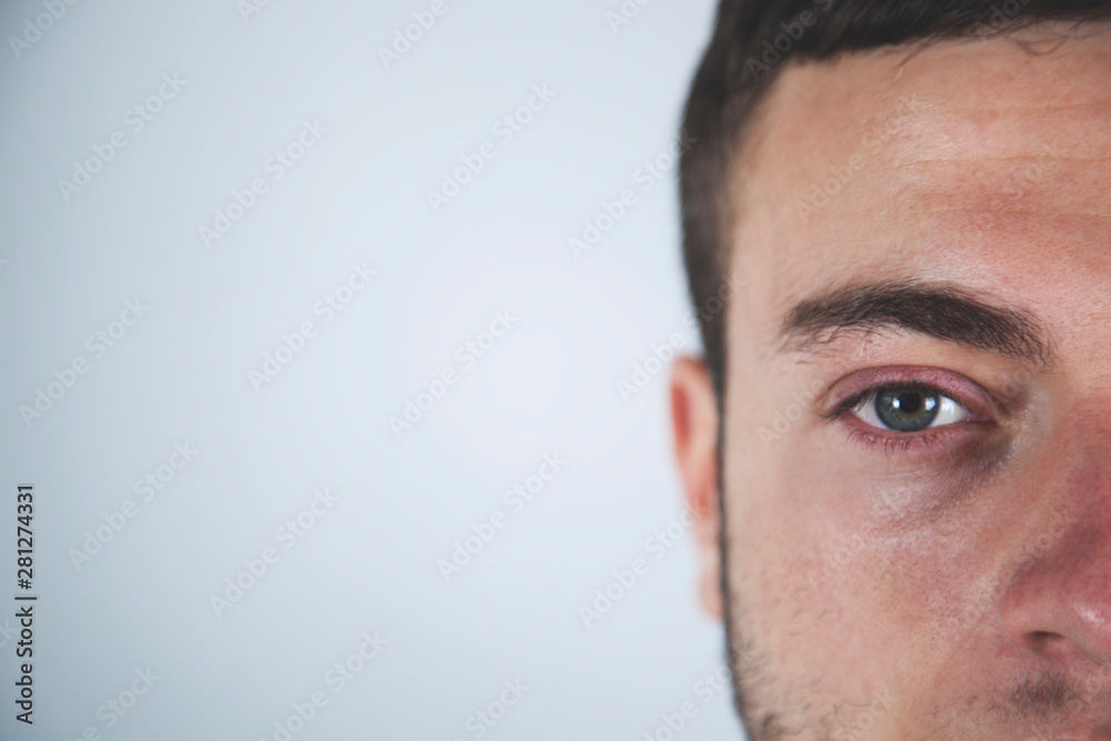Fototapeta premium young man eye