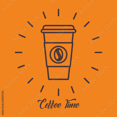 Coffee mug vector design