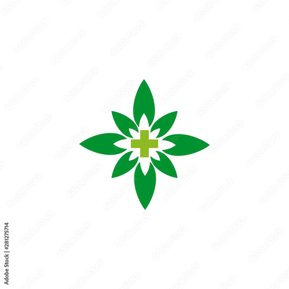 Medical and health care logo design template Medical and health care logo design template