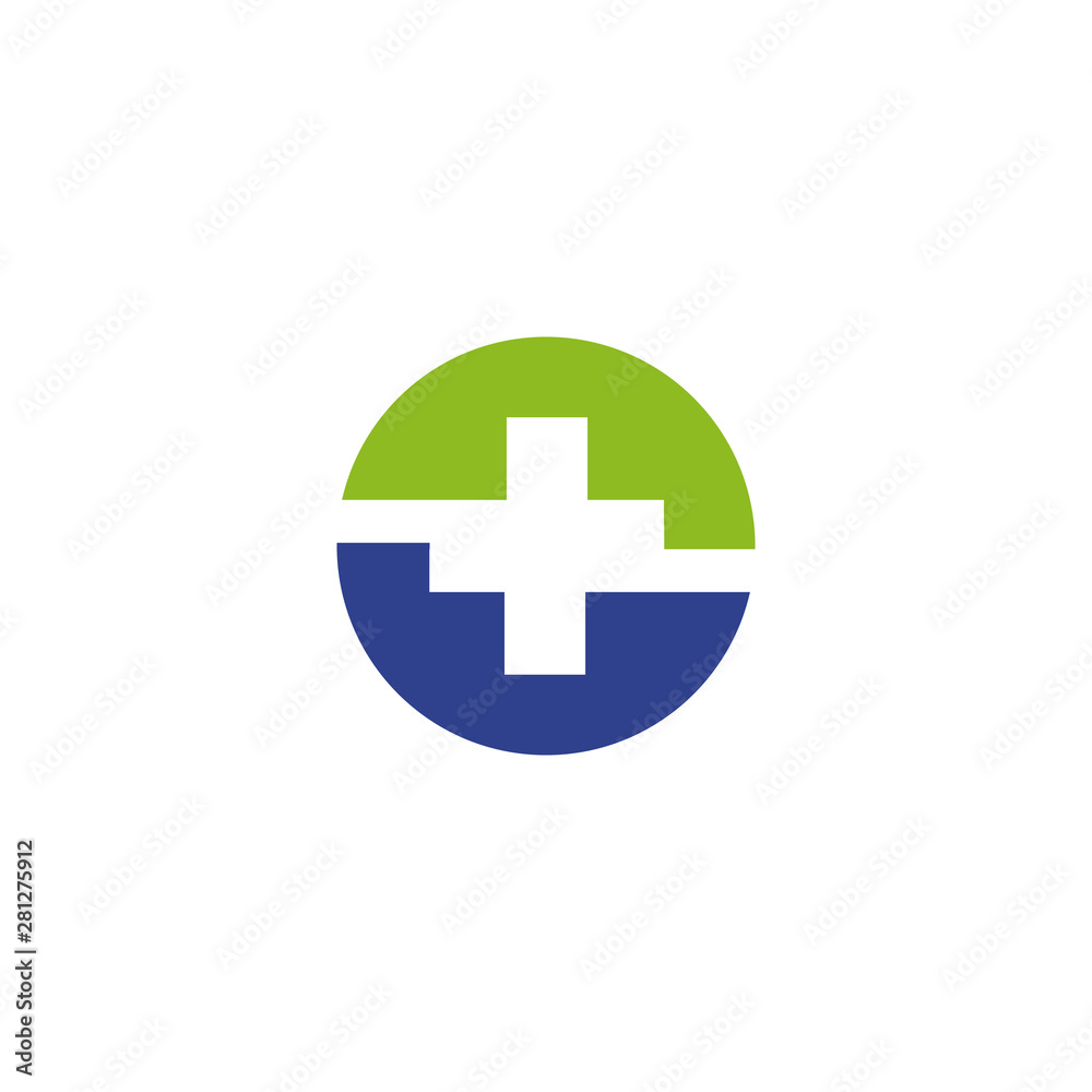 Medical and health care logo design template Medical and health care logo design template