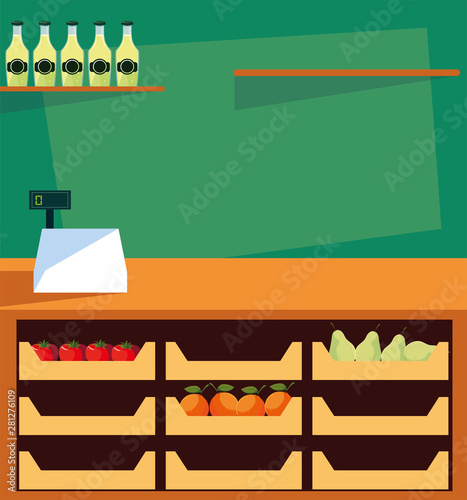 stand selling vegetables and fruits