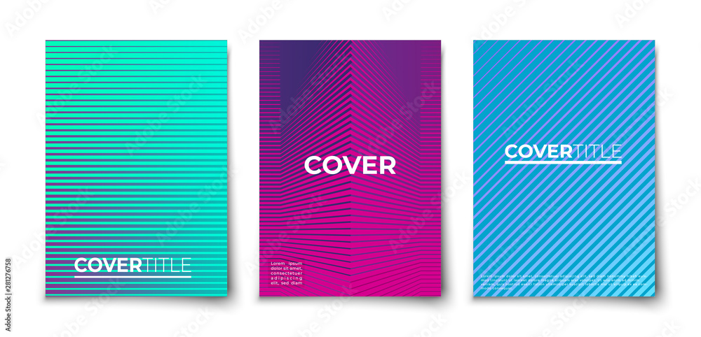 halftone gradient covers with geometric pattern. halftone gradient covers with geometric pattern.