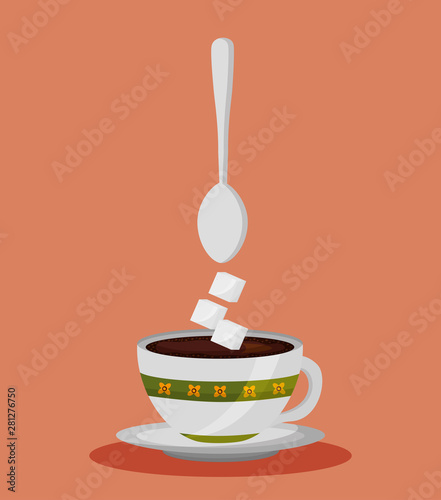 Coffee cup vector design