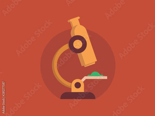 microscope science green substance glass