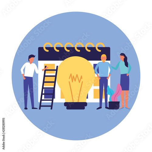 Workflow and infographic vector design