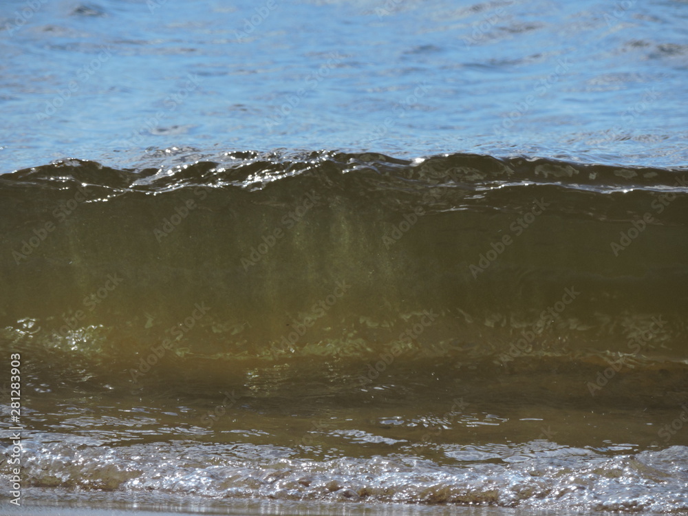 Obraz premium waves on the beach