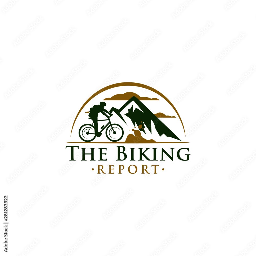 Mountain Bike Logo Vectors