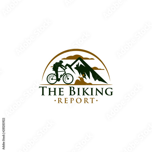 Mountain Bike Logo Vectors