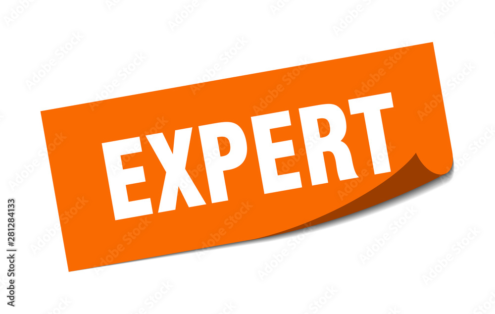 expert sticker. expert square isolated sign. expert expert sticker. expert square isolated sign. expert