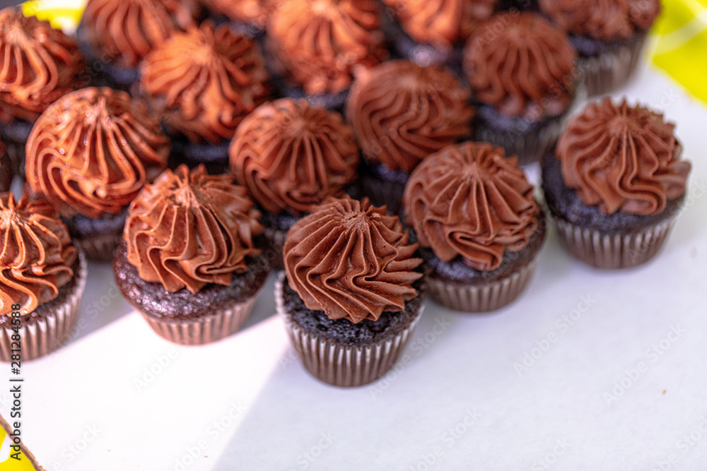 Chocolate Cupcake Desert Frosting Chocolate Cupcake Desert Frosting