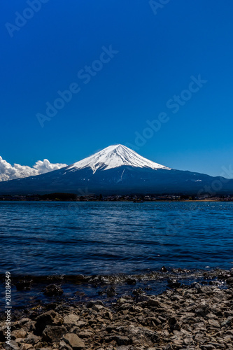 Mt. Fuji at kawaguchiko Fujiyoshida, Japan.