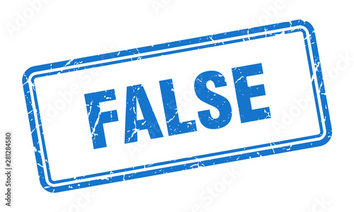 false