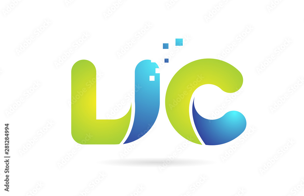 vc v c blue green combination alphabet letter logo icon design vc v c blue green combination alphabet letter logo icon design