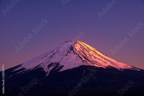 Mt. Fuji at kawaguchiko Fujiyoshida, Japan.