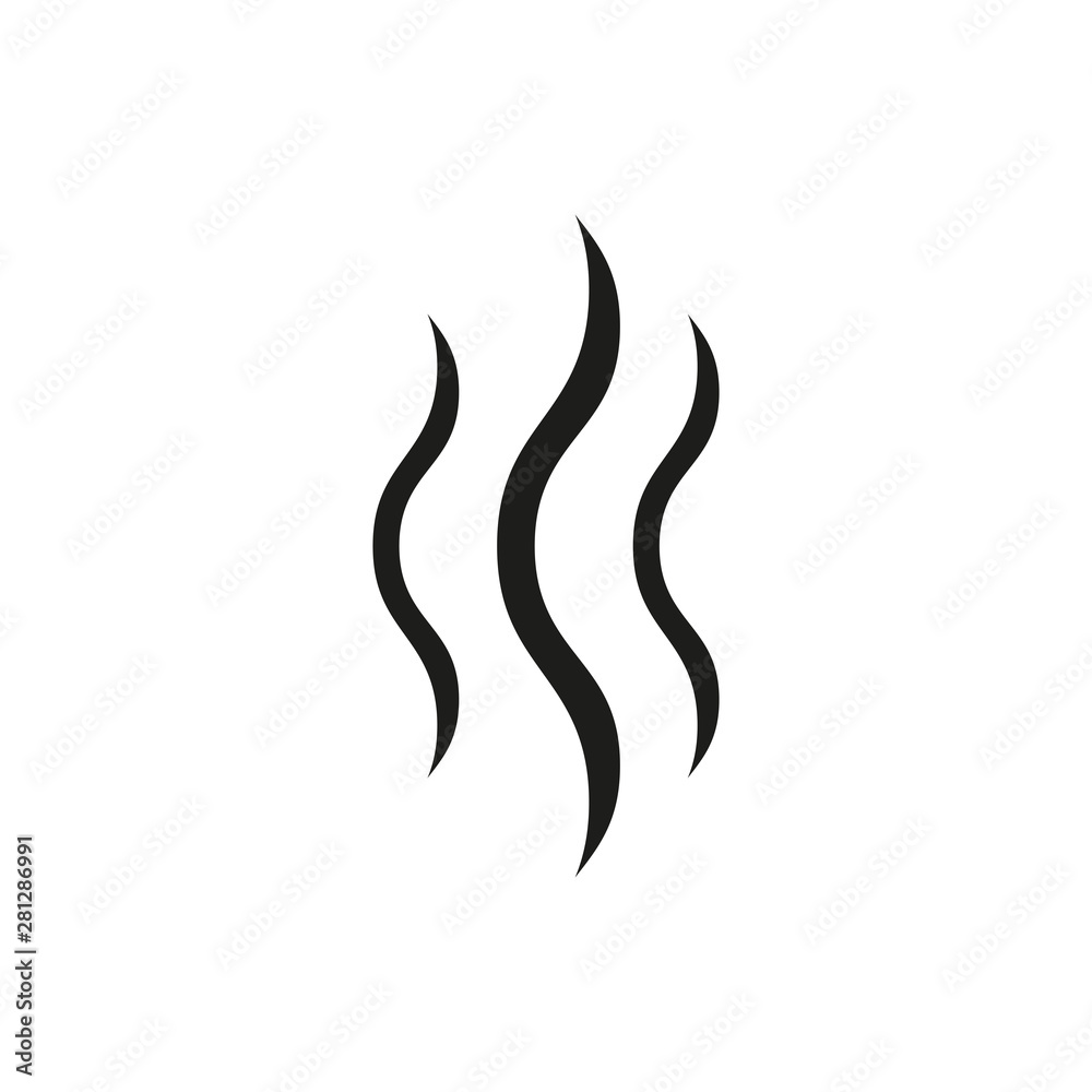 Smoke icon. Simple vector illustration