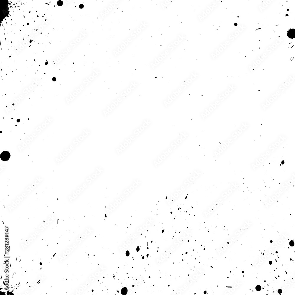 Ink splashes seamless pattern. Black and white spray texture Ink splashes seamless pattern. Black and white spray texture