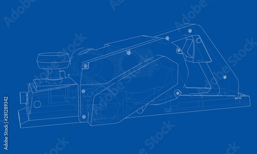 Jointer construction electric tool concept