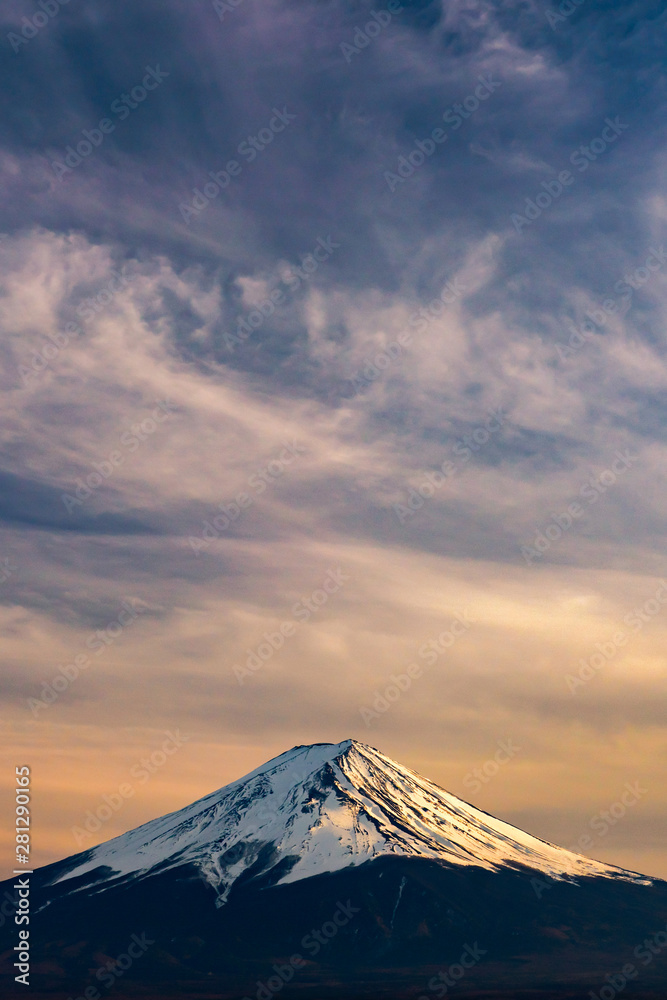 Mt. Fuji at kawaguchiko Fujiyoshida, Japan.