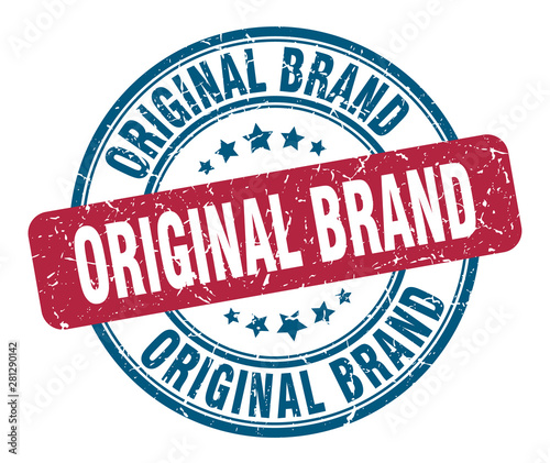 original brand stamp. original brand round grunge sign. original brand