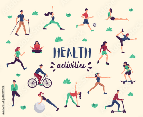 Fitness Sport Health Set