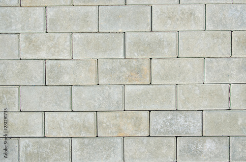Texture background light gray bricks